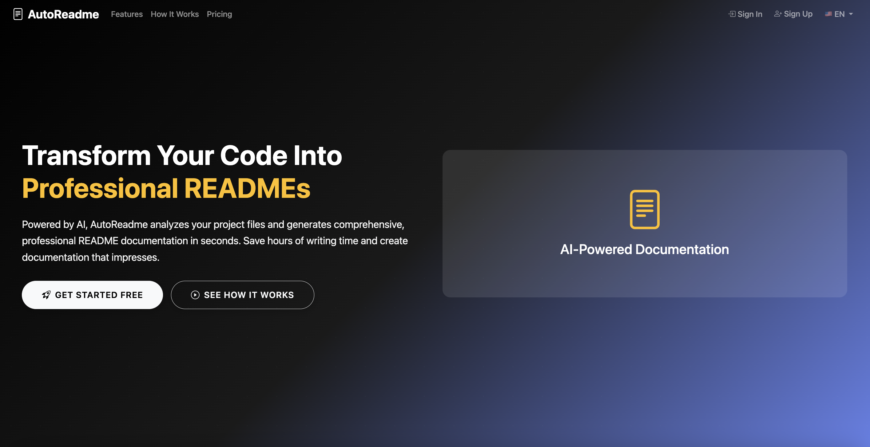 AutoReadMe